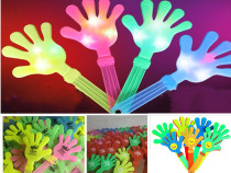 28cm Clapper hand palm Pat small hand pat toy slap hand plastic palm glowing hand applause