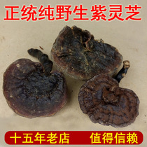 Zhi people in the wild pure wild purple Ganoderma lucidum natural wild Ganoderma lucidum black Ganoderma lucidum deep mountain purple 250g
