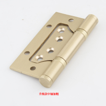 Full copper primary-secondary hinge pure copper home hardware fold-out hinge free of notch minimalist imitation antique letter wooden door bedroom