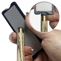 Three-in-one pool club leather head Sander bar head metal frosted file repair tool gun head arc measurer