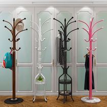 European clothes hanger coat rack floor hanging hanger bedroom clothes rack living room hanging hook bag marble base