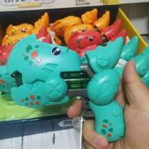 Childrens toy music gun dinosaur small pistol sound and light shake boy 1-2-3-4-year-old electric mini simulation gun