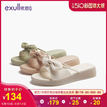 New women's shoes in summer wear cool drag ins net red bow sweet wind open toe women's sandals