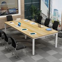Conference table Long table Simple modern rectangular workbench Training table Long table Office furniture Staff desk