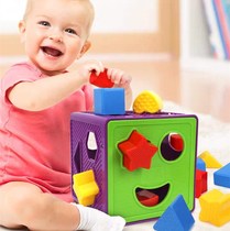 Baby Geometric shape matching blocks Baby puzzle Cognitive toys Intelligence box 1-3 years old baby early education