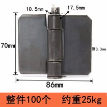 Welding iron hinge welding hinge electric welding hinge large iron door lotus leaf 3 inch hinge carriage hinge