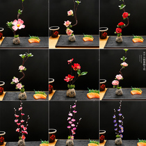 Hotel dishes sassy decoration surrounding the side dishes creative restaurant embellishment plate simulation flowers and plants artistic conception plate decoration small ornaments