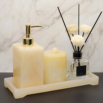 Bathroom set wash kit tray combination set aromatherapy model room decoration accessories hand sanitizer bottle creative