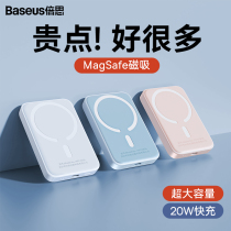 The Sith magnetic attraction wireless charging Bao is suitable for Apple 13Magsafe fast-charging iphone12 ultra-thin and portable 13promax mobile phone back clip mobile power mini