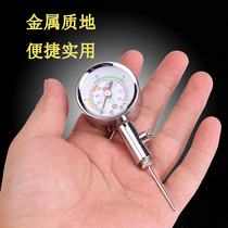 Ball ball gauge basketball football pressure meter metal football pressure gauge team school with air pressure meter pointer