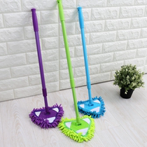Retractable chenille glass window wiper tool glass cleaner wall tile ceiling cleaning mop