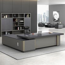 Italian boss table simple modern office table and chair combination furniture President table big class table light luxury desk