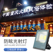 Anti-glare signboard waterproof spotlight shop outdoor door light engineering lighting shop door head special LED light