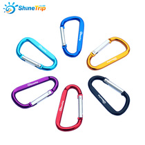 Mountaineering buckle D type outdoor multifunctional adhesive hook quick hanging telescopic key chain backpack accessories safety buckle buckle