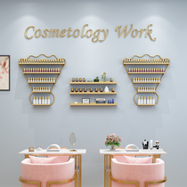 Nail wall shelf Net red multi-layer display rack Storage shelf Container display rack Wall nail polish lipstick