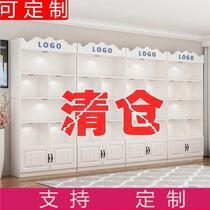 Cosmetics display cabinet Beauty salon product shelf display rack Container Nail cabinet Storage display cabinet can be customized