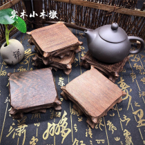 China Wind Retro Solid Wood Mound Jewelry Ornament Shooting photo Props Tea Cosmetic Photo Photo Swing Piece