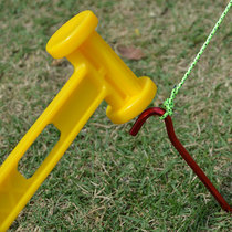 Outdoor camping ultra-light multi-function PE plastic hammer nail hammer Portable canopy tent hammer nail hammer