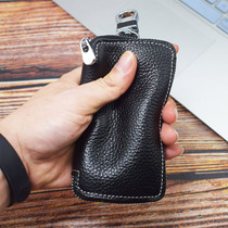 Multifunction key bag male and female home lock spoon bag full pure soft leather zero money card bag house key containing large capacity