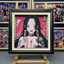 The small shop of the floating studio The sea thief Wang Di Ami Paper Art Three-dimensional Painting Handmade Living Room Bedroom Decorative Painting Art