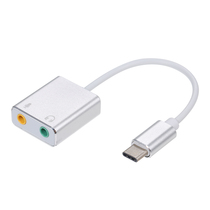 Headphone Converter Computer type-c to 3 5mm Audio Interface Headphone Microphone Adapter Cable Connector Sound Card