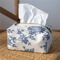 Nordic Wind Living Room Pumps Box Tissue Box Cloth Cotton Towel Bag Simply in Division Restaurant Tissue Set Household