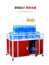 New cash register store shelves supermarket shelves promotion table display shelves goods simple toys melon seeds fruit