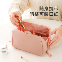 Makeup Bag Women 2021 New Ultra Fire Portable Superior Sense Large Capacity Travel Wash Bag Men Cosmetics Cashier Bag