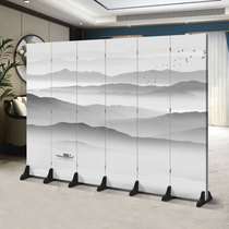 New Chinese screen partition living room shielding home Modern simple office lobby mobile folding simple folding screen