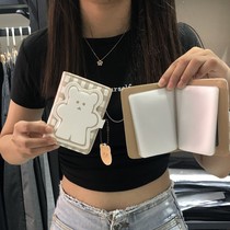 Original Japan-ROK Little Bear Carpack Ladies Anti-theft brush Large-capacity Slim Card Ultra Slim and Small Card Zero Money Pack Delicate Tide