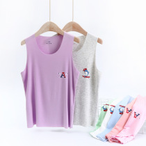 Children Modal vest in the big children New wear base shirt girls knitted vest boy vest summer