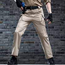 Tactical pants Mens summer stretch thin outdoor quick-drying pants Wear-resistant commuter pants Special operations loose overalls