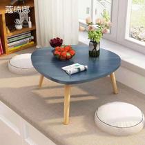 Simple floating window small tea table Nordic home window sill balcony bedroom low table ins wind tatami small table