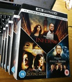 Spot Genuine Da Vinci Code + Angels and Devils + Dante Code Trilogy 7 Discs 4K UHD Chinese Character UK