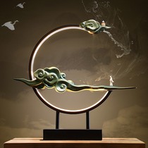 Zen reverse incense burner ornaments home interior creative office living room porch tea room desktop decoration aromatherapy stove