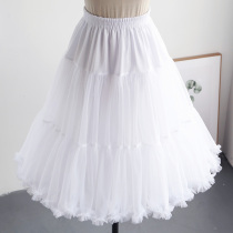 lolita cloud support Marshmallow lolita skirt long Carmen violence soft yarn support boneless petticoat 60CM