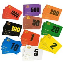 Double-sided solid color plastic chip card mahjong machine rectangular chip card chess room special chip card non-sub