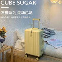 Miegberg aluminum frame trolley case silent universal wheel luggage female 20 inch small boarding password box 24 suitcase