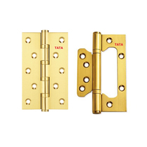Stainless steel hinge 5 inch 4 inch gold flat open thick hinge inner door thick shaft folding wooden door PVD single sheet price