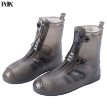 Rainstorm waterproof shoes Rain shoes waterproof cover mens rainproof thickened wear-resistant non-slip womens fashion rain shoes rain boots outdoor