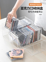 Black gum record containing shelf dvd album containing box cd disc collection shelf disc storage finishing frame acrylic