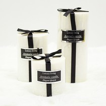 Cylindrical scented candles creative bathroom romantic birthday candle model room high-end ornaments home decorations