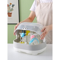 y baby bottle storage box storage rack with lid dust drain rack drying rack baby tableware storage box portable