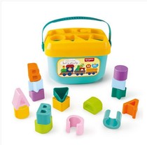 New baby geometry matching building blocks baby puzzle cognitive letter color toy hand box
