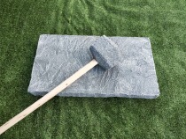 定制演出胸口碎大石仿真摆件影视道具仿真石板摄影泡沫石板假石头