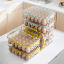 Egg storage box refrigerator with transparent egg storage storage crisper food-grade kitchen egg organizer