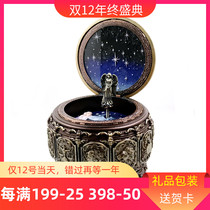Sky City Rotating Christmas Music Box Music Box Girlfriend Children Creative 12th Constellation Birthday Gift Male