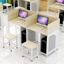 School computer room computer room teacher computer desk enclosure with chassis training room class computer desk driving school examination desk