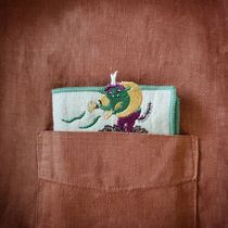 Japanese painter morita MiW 2021NEW embroidery cotton decorative handkerchief) domestic spot
