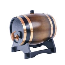 20L橡木桶酒桶白酒啤酒桶装法国干红葡萄酒木质制酒吧家用红酒
